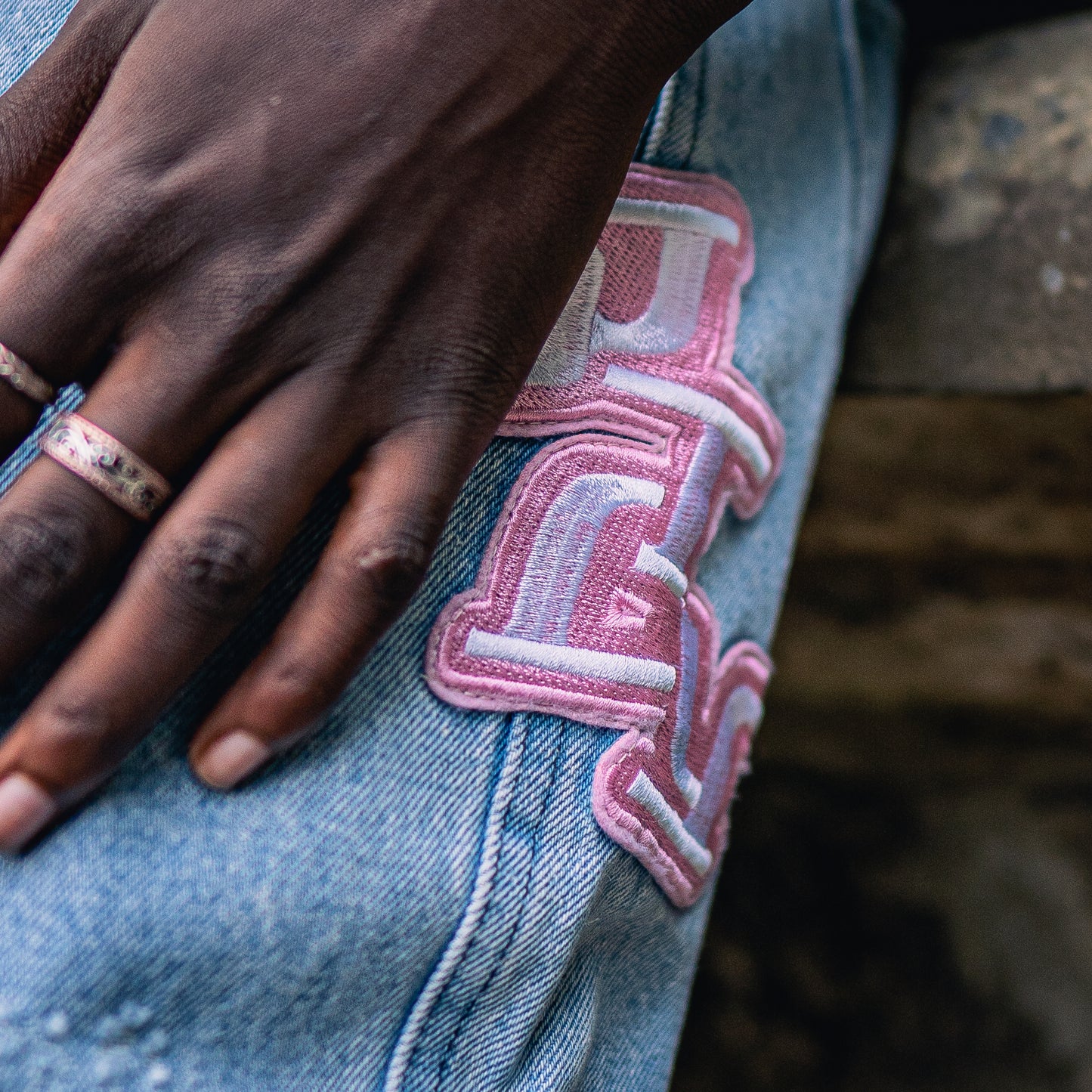 Flared Distressed Pants